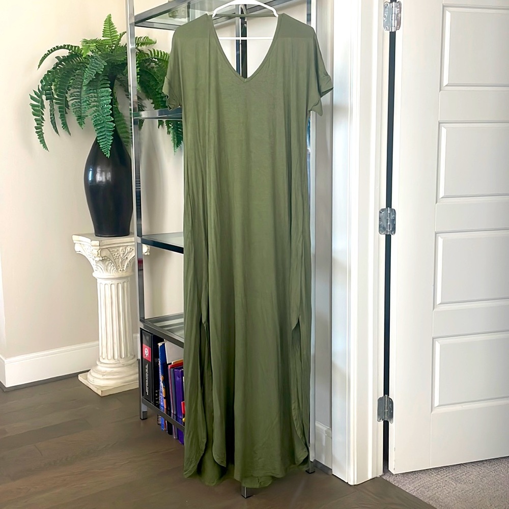SouqFone Military Green Maxi